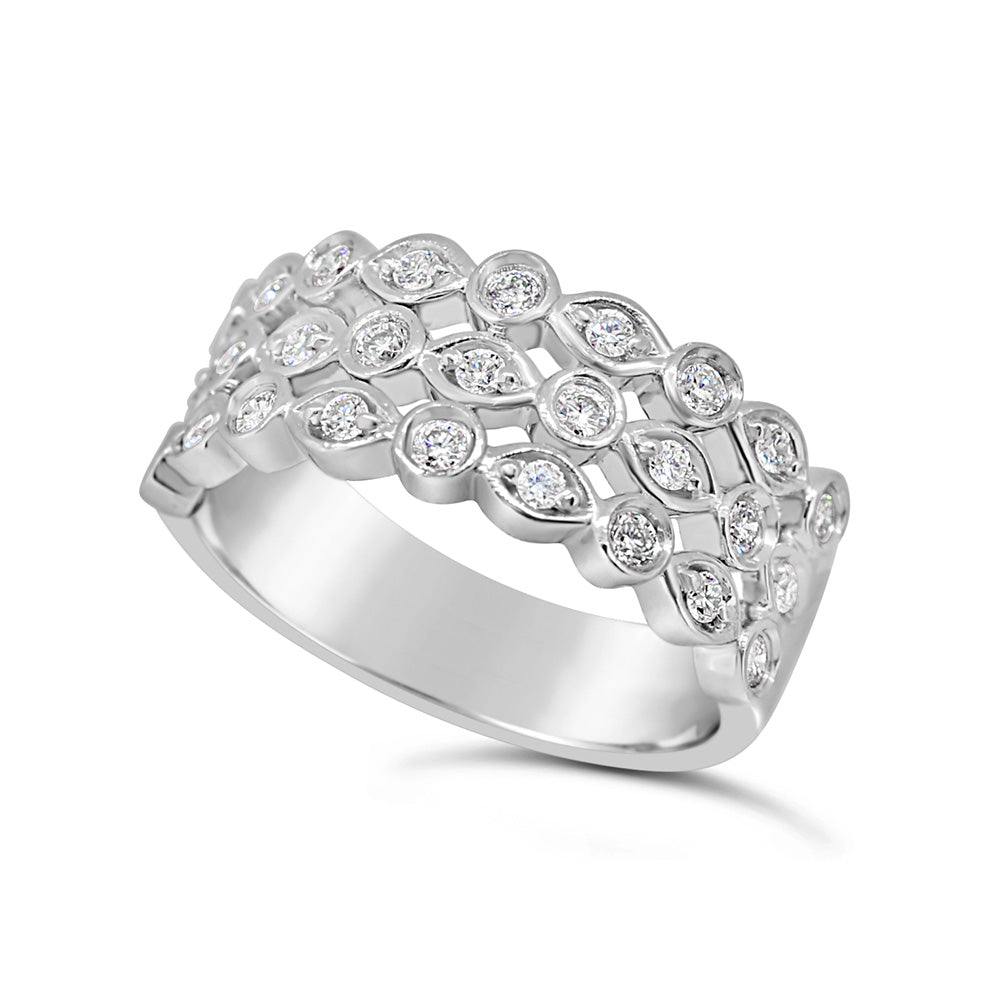 18k Diamond Dress Ring