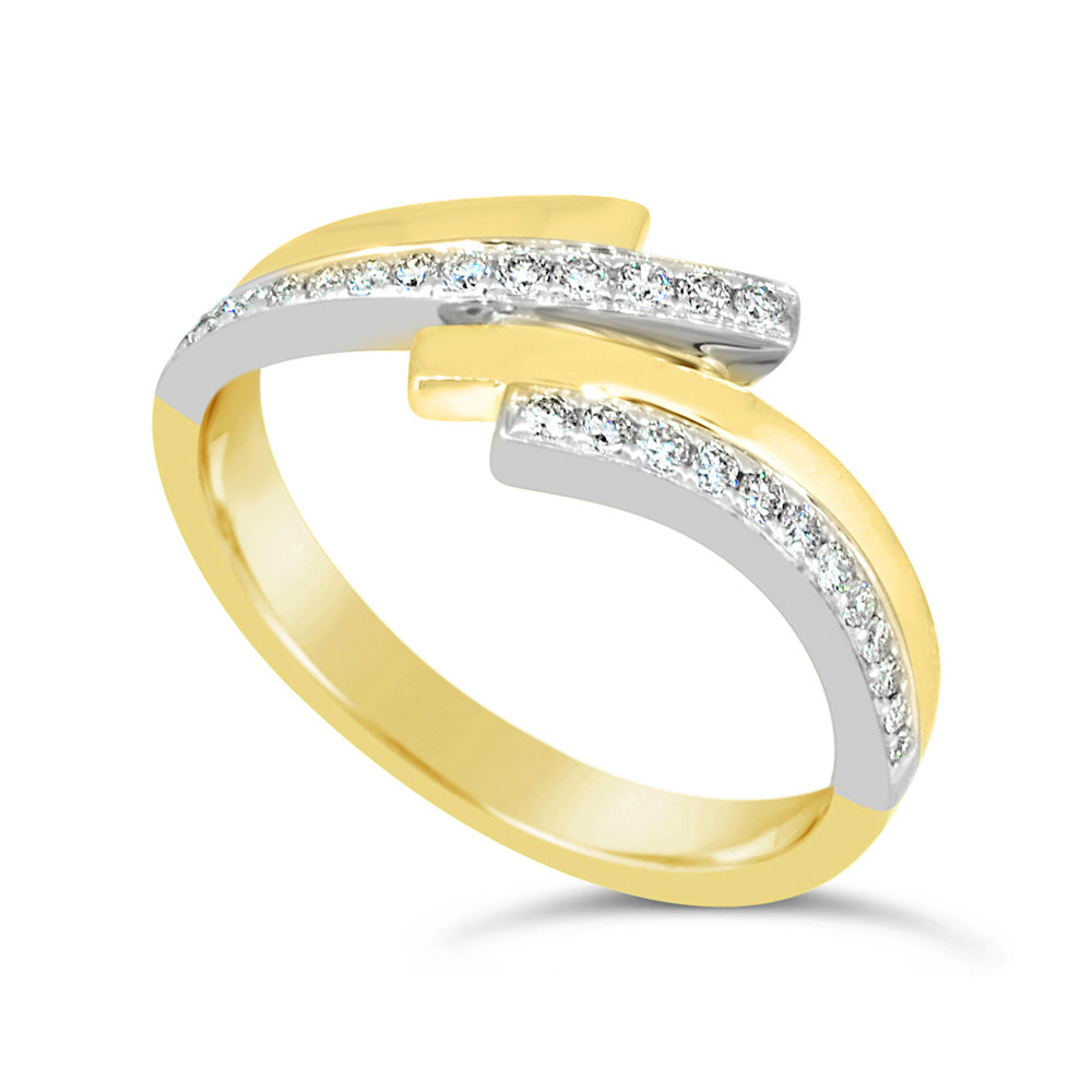 9k Diamond Dress Ring