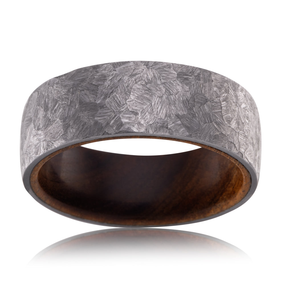 Australian Blackwood and Tantalum Sleeved Ring