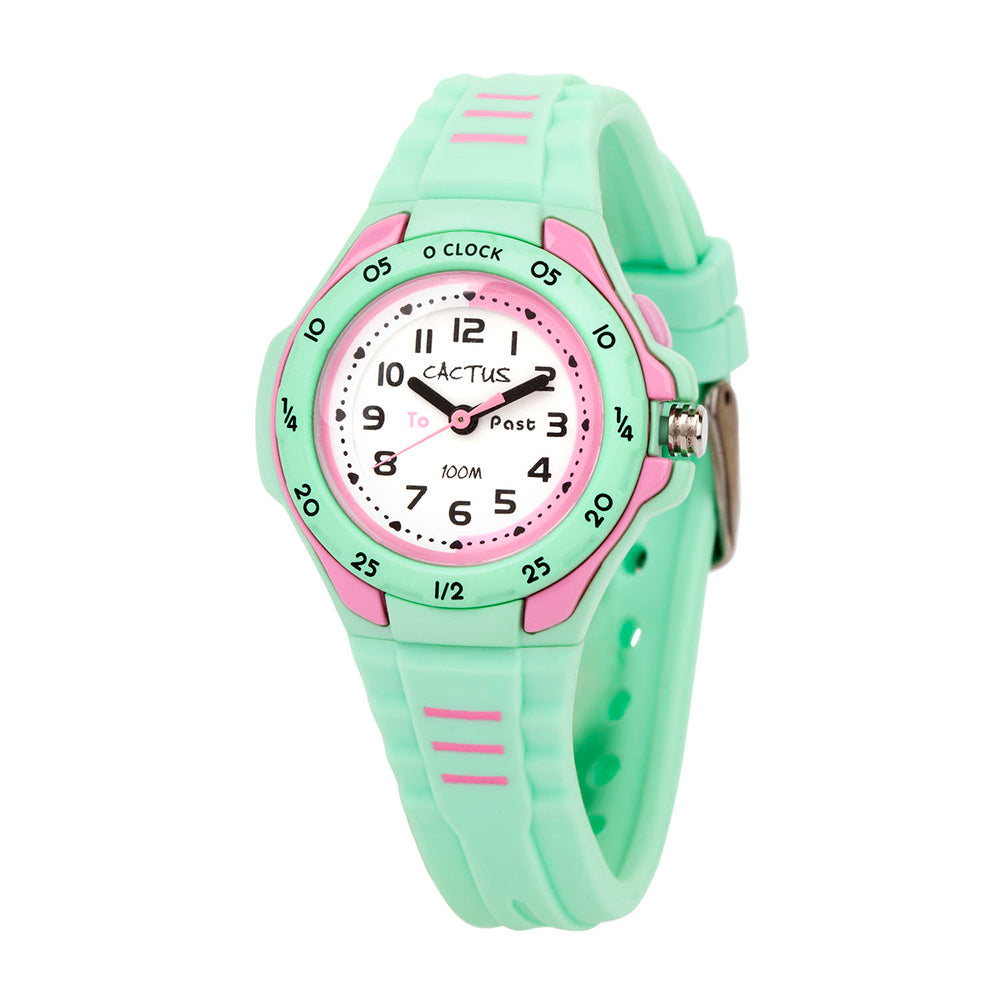 Cactus Cactus Kids Waterproof Time Teacher Watch