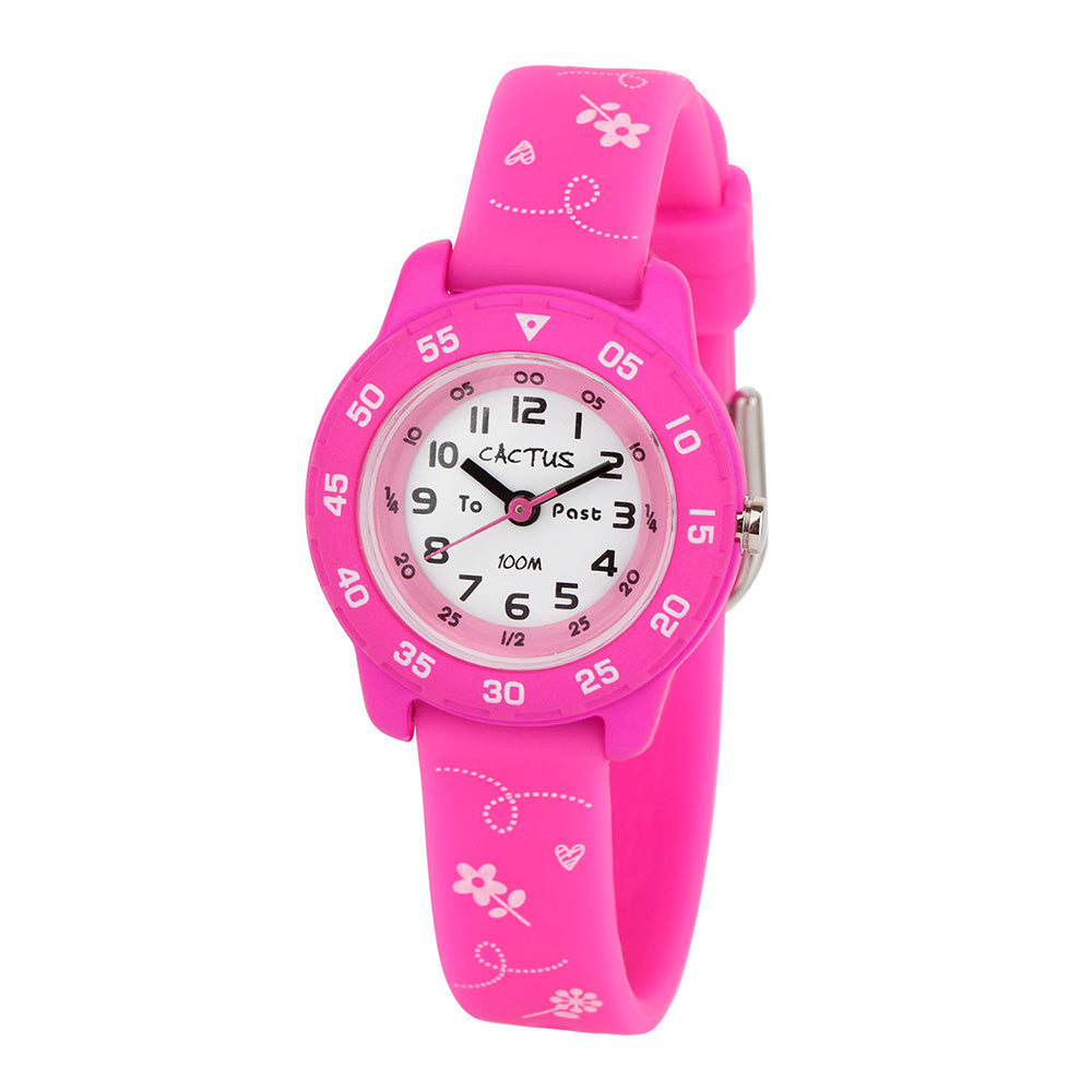 Cactus Kids Waterproof Time Teacher Watch