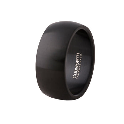 IP Black Stainless Steel Ring